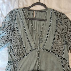 Free people lace tunic